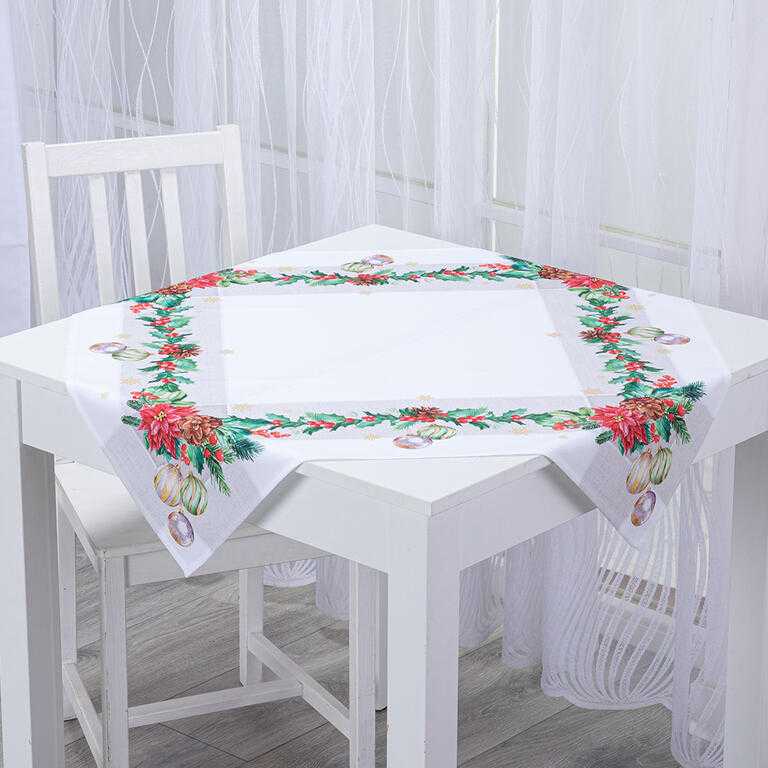 Vianočný stredový obrus s potlačou CEZMÍNA A GULE 85 x 85 cm - galéria #4