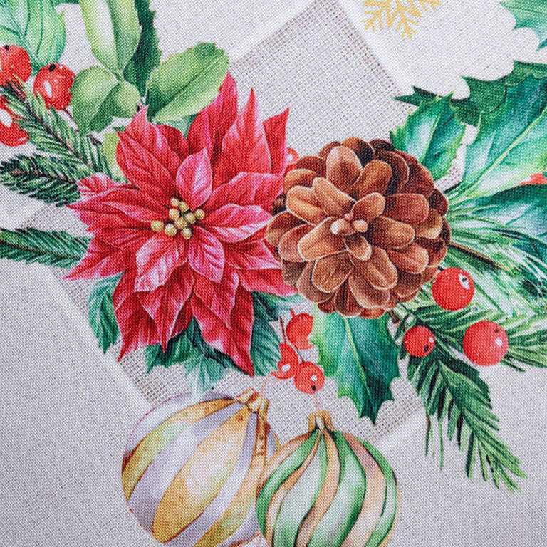 Vianočný stredový obrus s potlačou CEZMÍNA A GULE 85 x 85 cm - galéria #3
