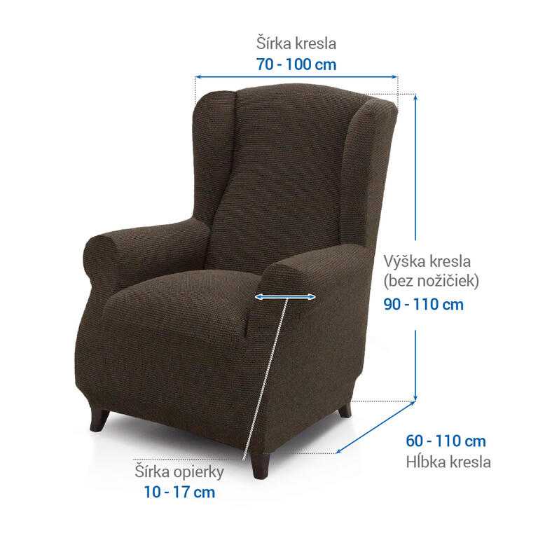 kreslo ušiak (š. 70 - 100 cm) - galéria #5