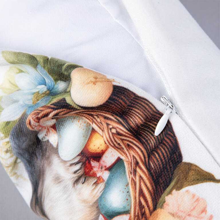 Polštář proti průvanu ZAJÍČCI V KOŠÍČKU 20 x 90 cm - galerie #3