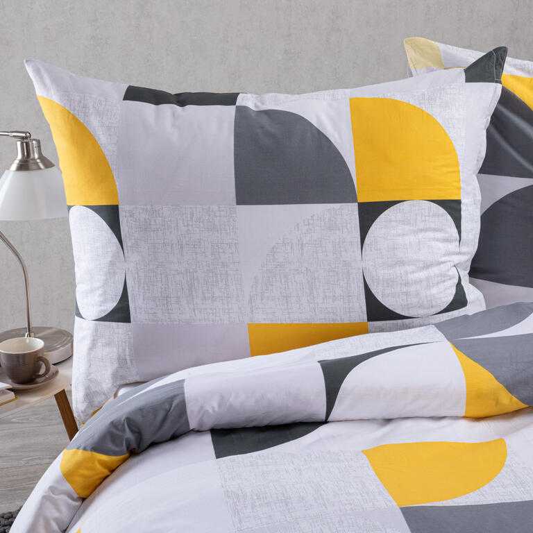 Rodinná souprava bavlněného renforcé povlečení GEOMETRIES 1 + 1 - galerie #4