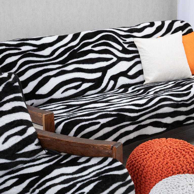 Přehozy na pohovku a křesla ZEBRA 3+1+1 - galerie #1