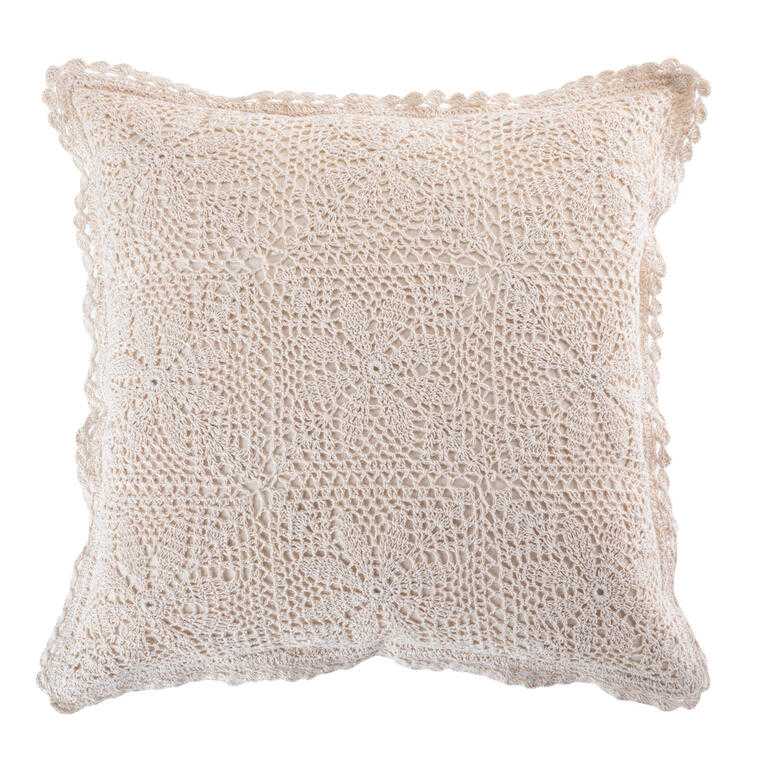Sada 3 ks háčkovaných obliečok na vankúšiky 40 x 40 cm - galéria #3