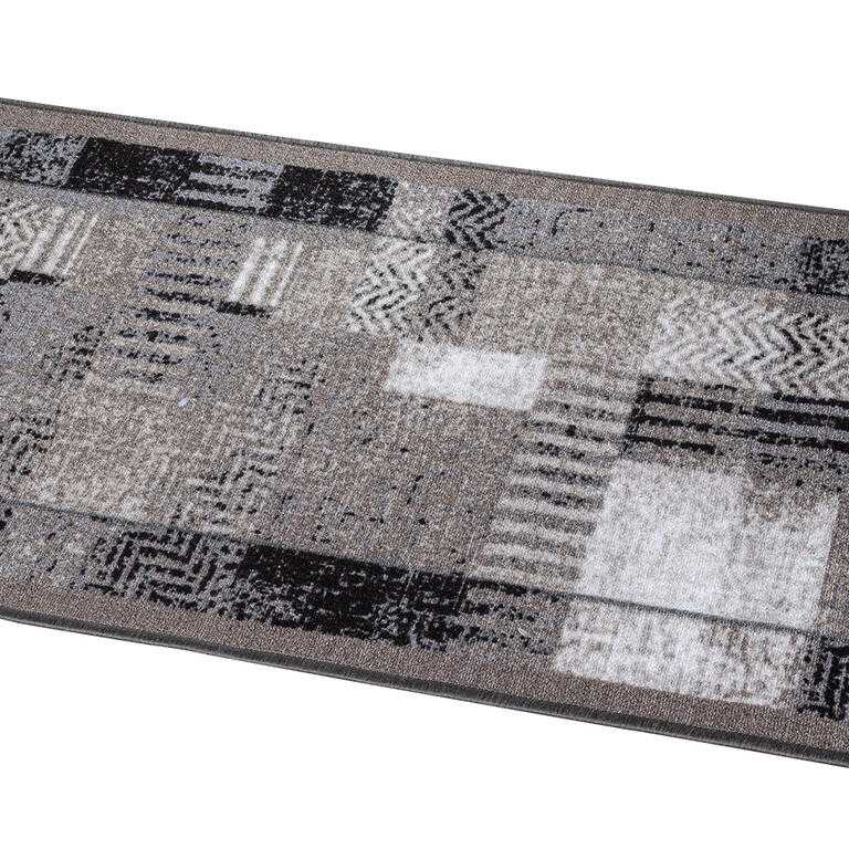 Kusový běhoun Patchwork šedá - galerie #1
