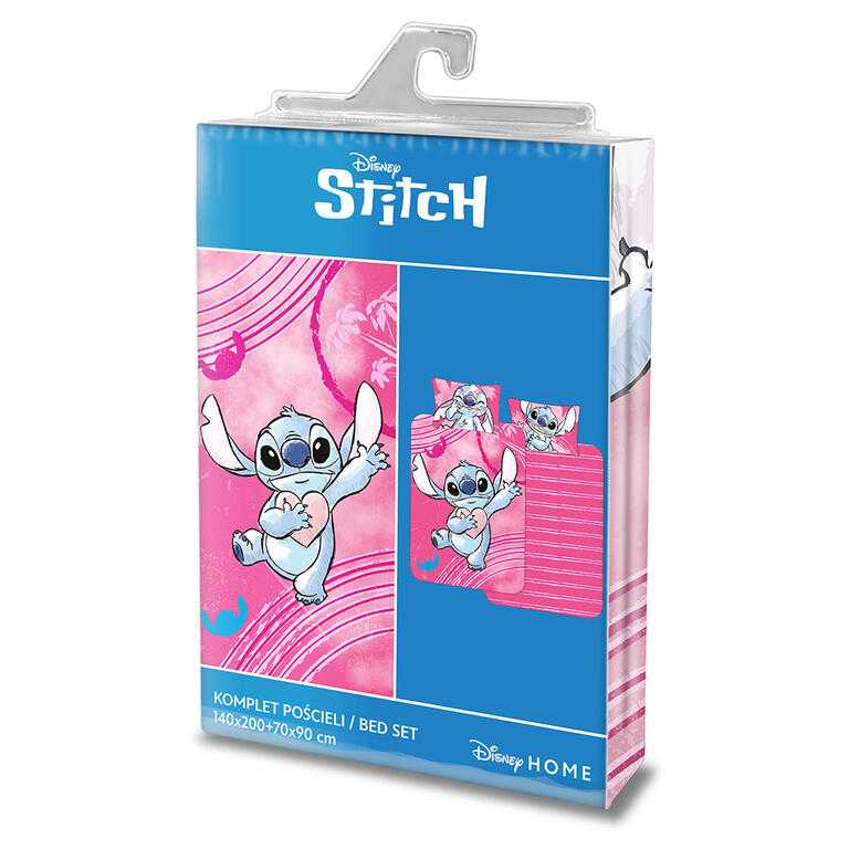 Bavlněné ložní povlečení Stitch růžový - galerie #2
