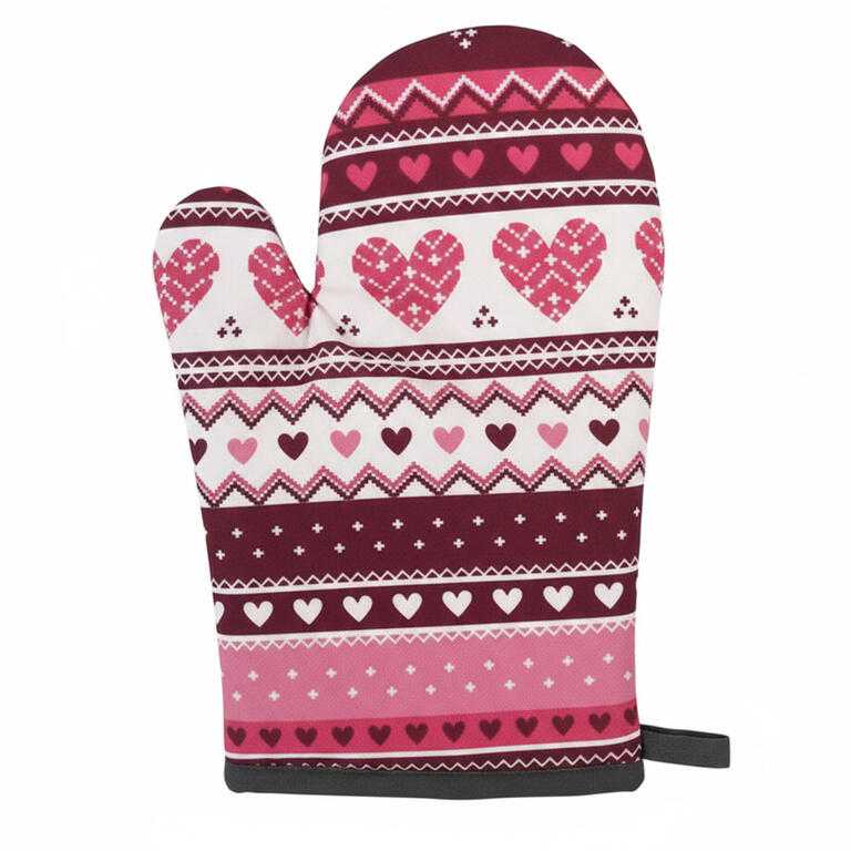 Kuchyňská chňapka a podložka VALENTINES - galerie #1