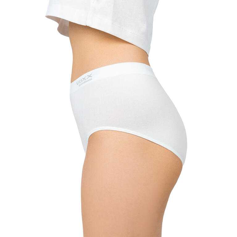 Kalhotky VoXX vysoké dámské BAMBOO SEAMLESS bílá - galerie #1