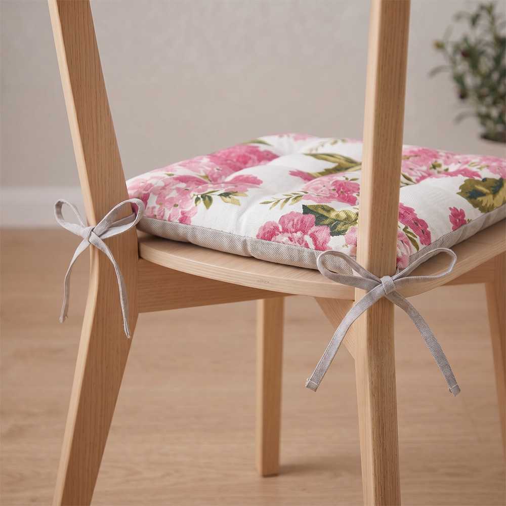 Podsedák na židli PRINTEMPS růžový - galerie #2