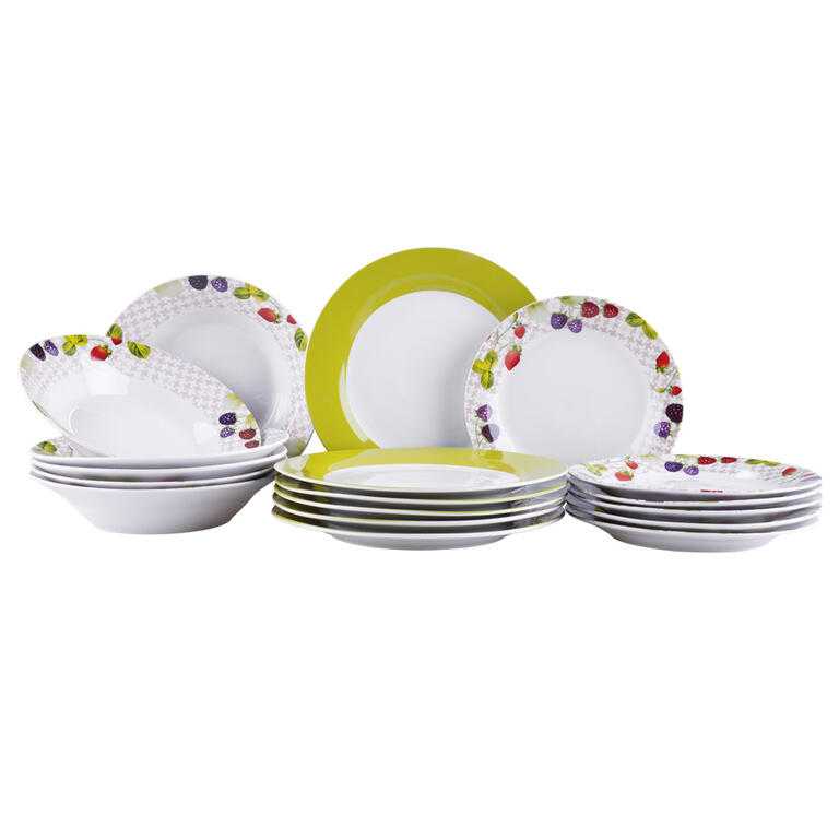 Porcelánová sada talířů MARIKA 18 ks