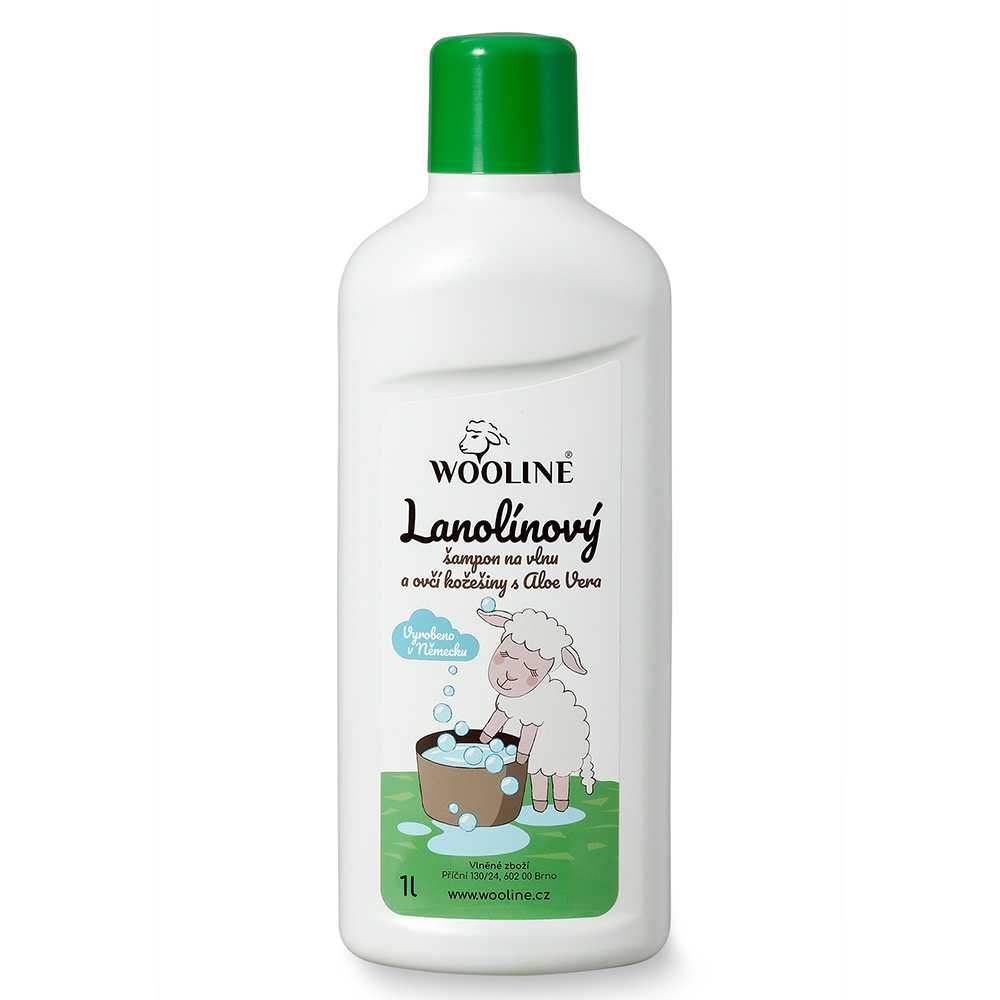Prací tekutý prostředek LANOLIN s aloe vera 1 l