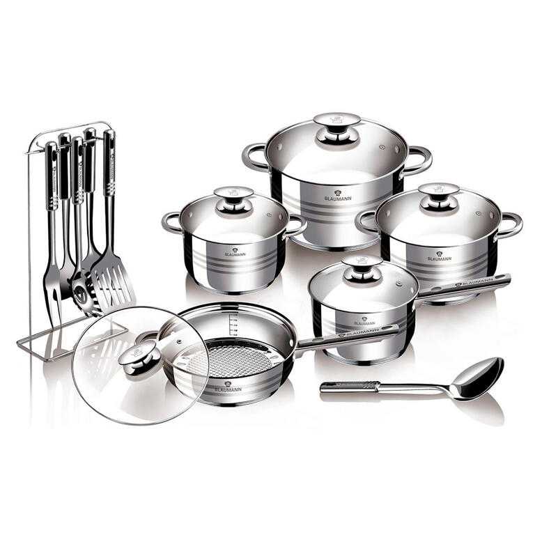 Sada riadu nerez Gourmet Line 17 dielov