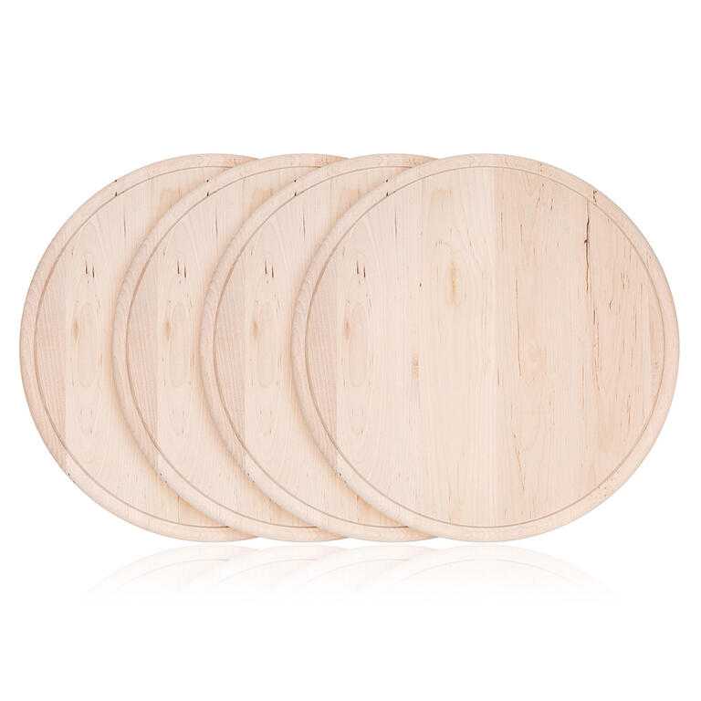 Sada 4 ks krájecích a servírovacích prkének BBQ 22 cm