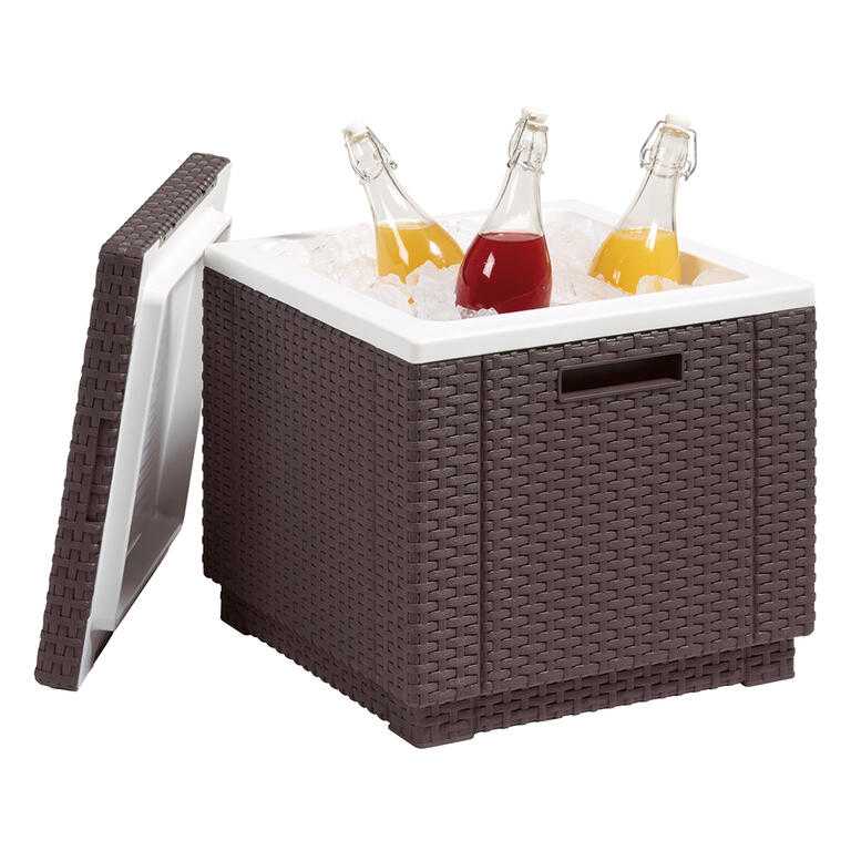 Záhradný chladiaci box ICE CUBE hnedý