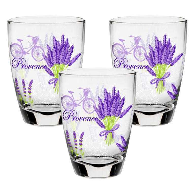 Sada sklenic LAVANDE 300 ml 3 ks