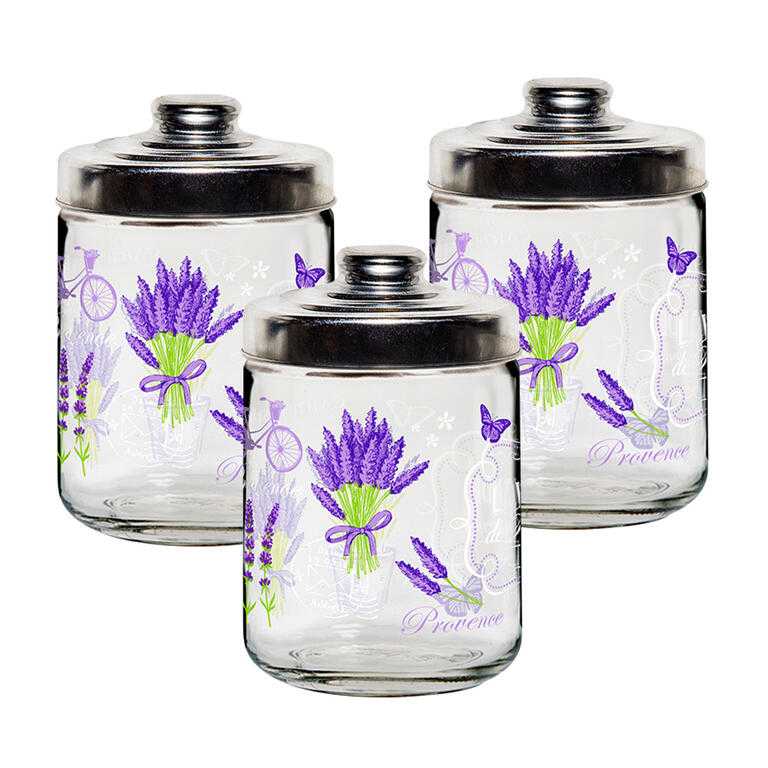 Sada dóz LAVANDE  800 ml 3 ks