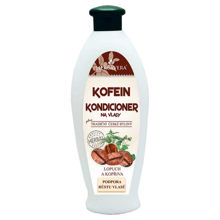 Kofeínový kondicionér na vlasy