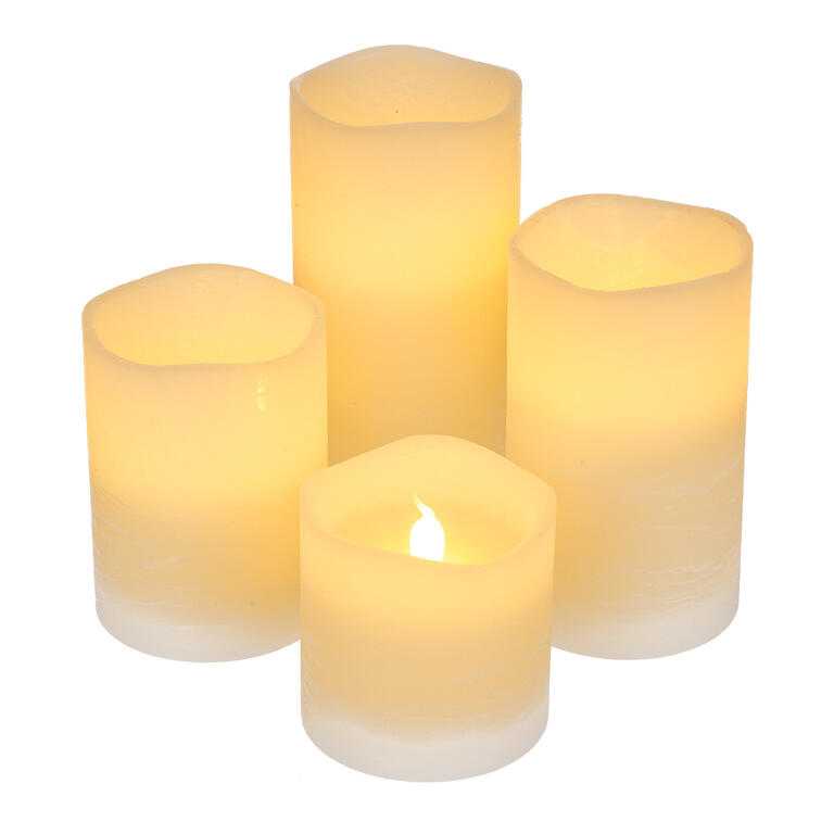 Sada 4 LED svíček