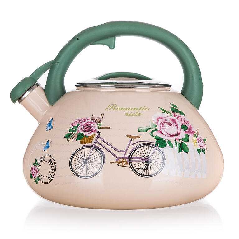 Smaltovaná pískacia kanvica ROMANTIC RIDE 3 l