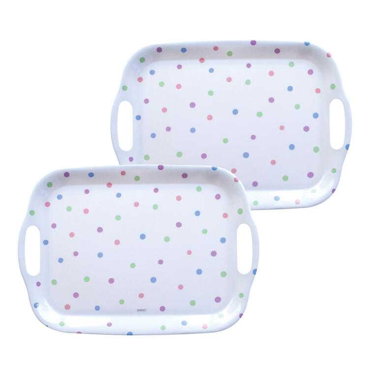 Zestaw tac melaminowych PUNTO 36 x 25,5 cm 2 szt.
