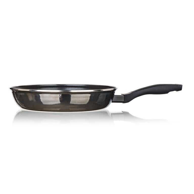 Smaltovaná pánev s nepřilnavým povrchem METALLIC Black