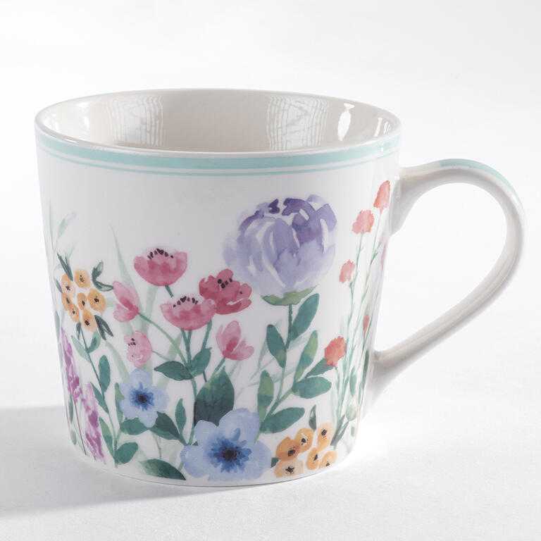Porcelánový hrnek KVĚTY 440 ml