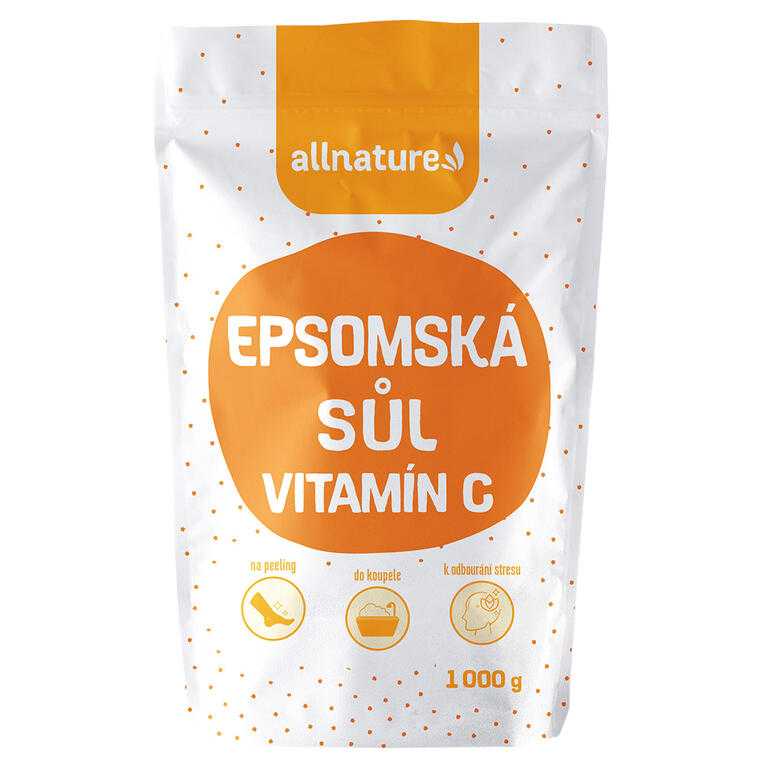 Epsomská sůl s vitamínem C 1000 g
