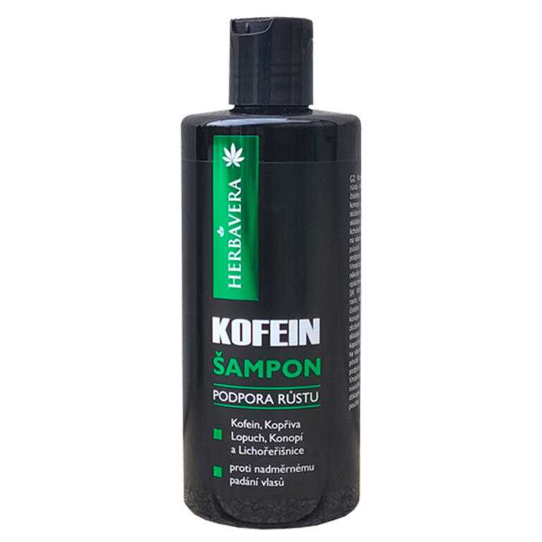 Vlasový šampon KOFEIN &amp; KOPŘIVA na podporu růstu vlasů