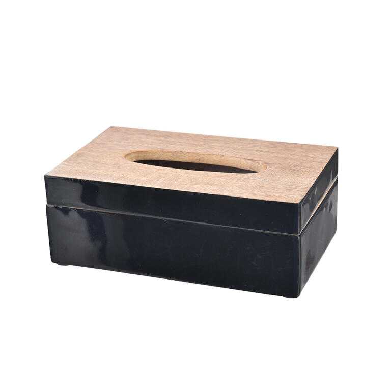 Dřevěný box na papírové kapesníky 25 x 15 cm