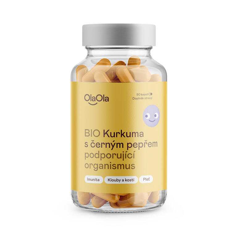 BIO Kurkuma s černým pepřem, 90 kapslí