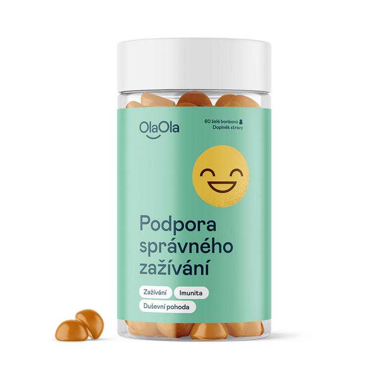 Podpora správného zažívání, 60 želé bonbónů