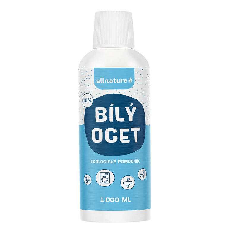 Allnature Bílý ocet 10% - 1000 ml