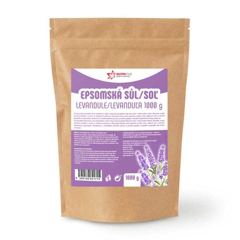 Epsomská sůl LEVANDULE 1000 g