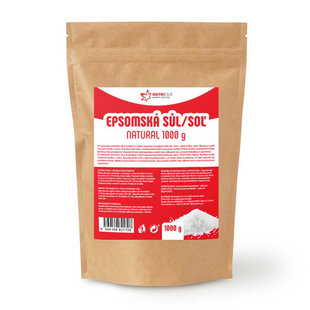 Epsomská sůl NATURAL 1000 g