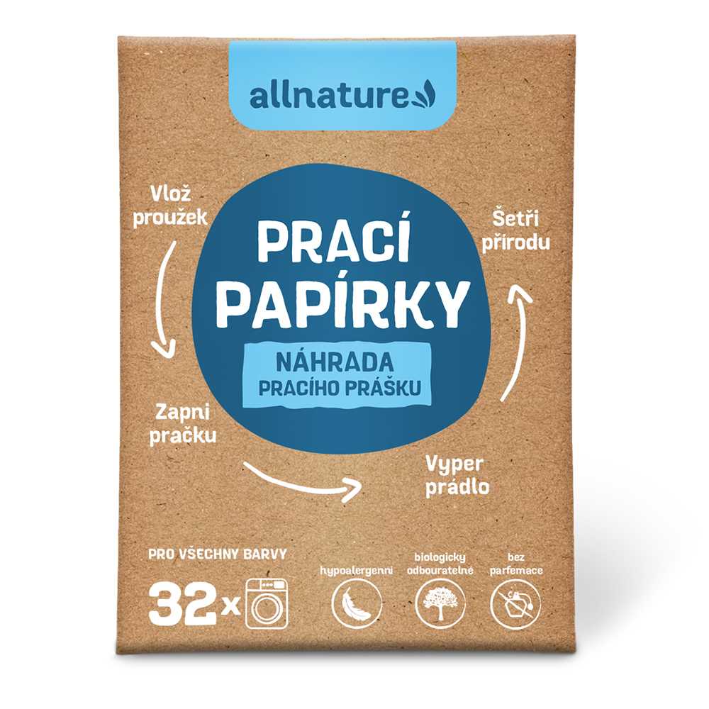 Allnature Prací proužky 16 ks (32 praní)