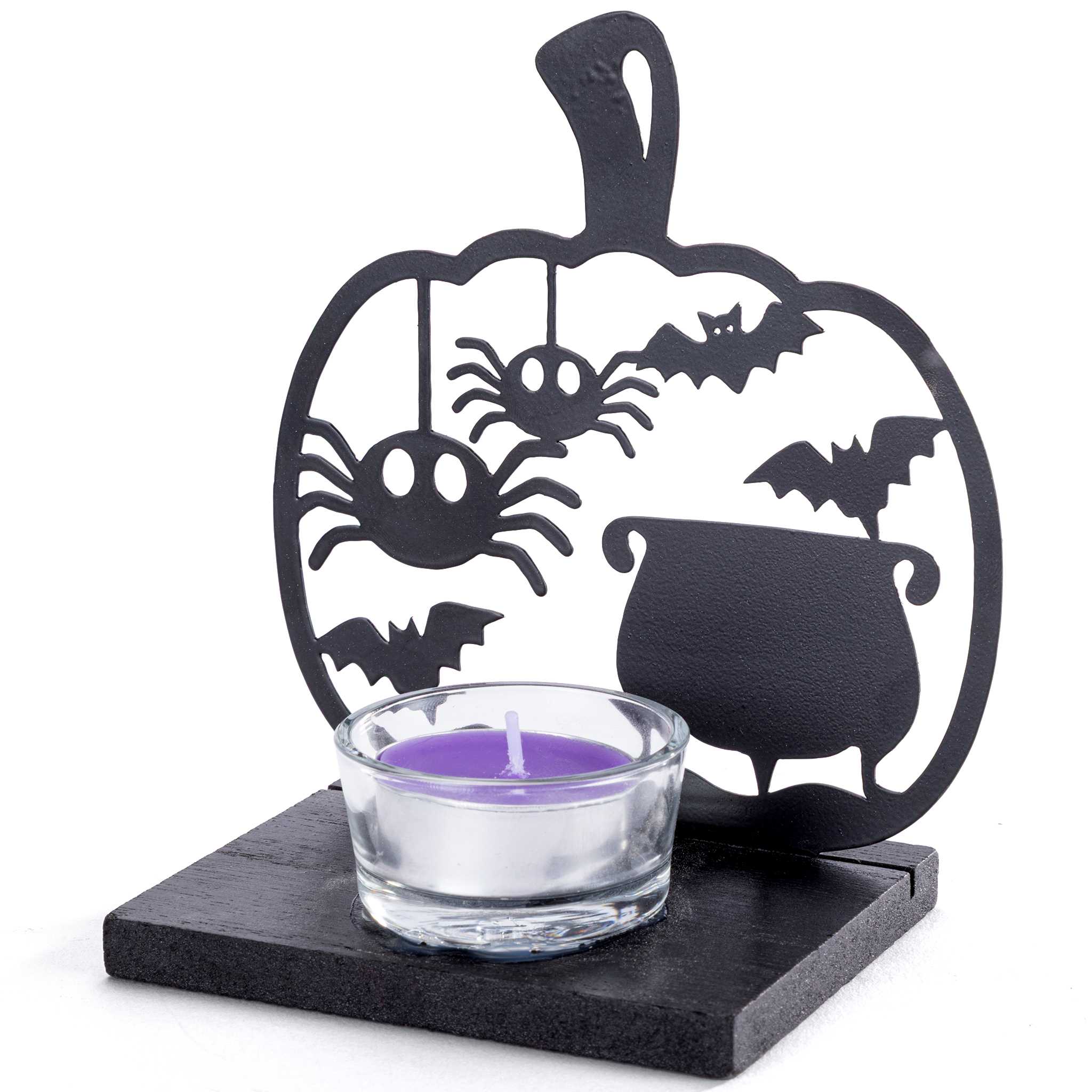 Kovový svícen DÝNĚ HALLOWEEN