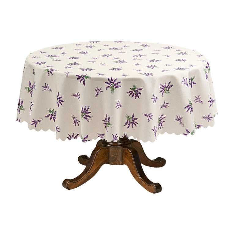 Teflonový ubrus Levandule kulatý pr. 100 cm
