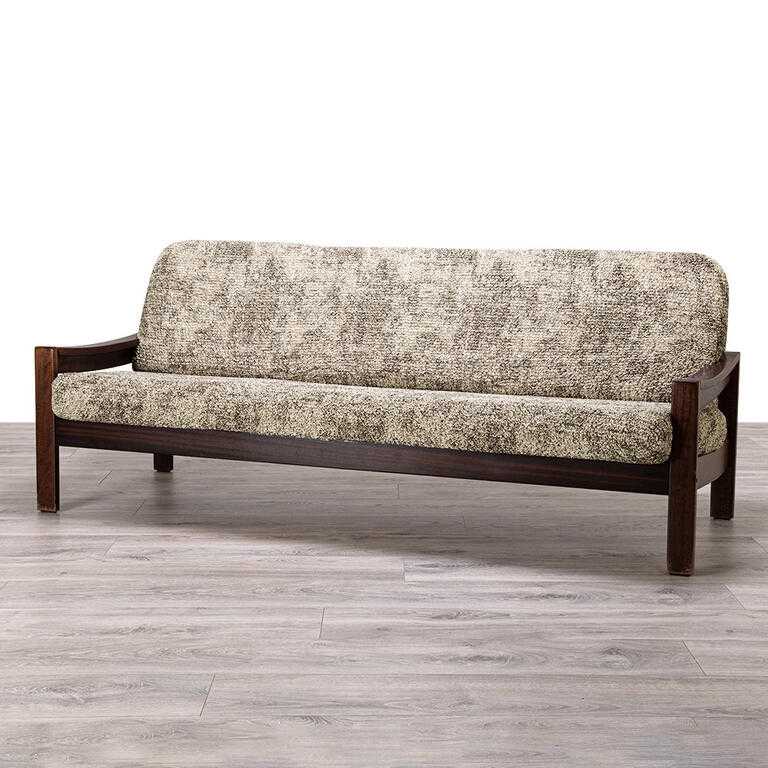 trojkřeslo s dřevěnými rukojeťmi (š. 150 - 200 cm)