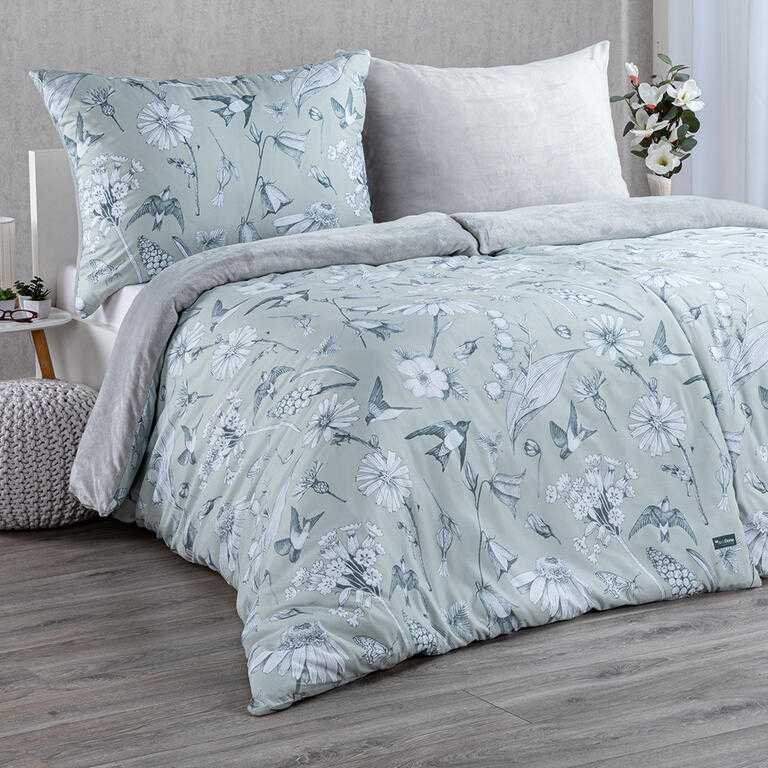 Lenjerie de pat Dual Feel RONDINI verde