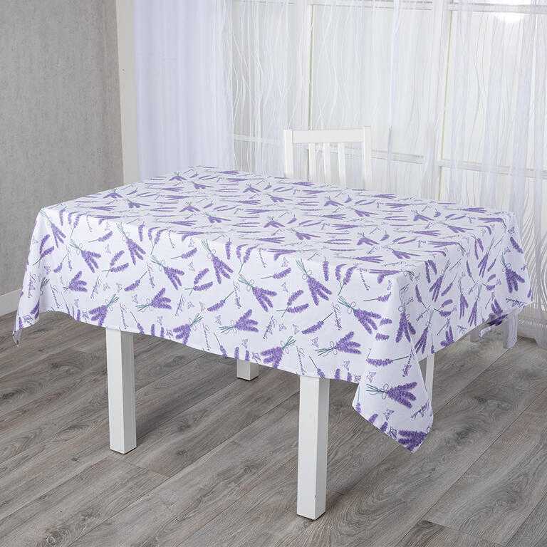 Ubrus s potiskem LEVANDULE 140 x 180 cm