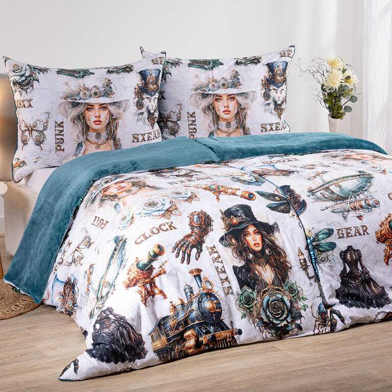 Ložní povlečení Dual Feel STEAMPUNK