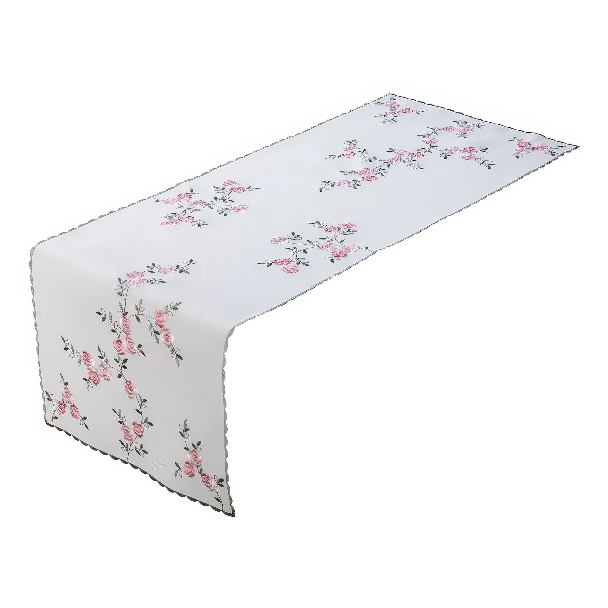 Běhoun s výšivkou MINI RŮŽIČKY 40 x 110 cm