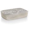 Săpunieră ceramică gri-bej