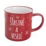 Keramický hrnek ŠŤASTNÉ A VESELÉ  510 ml
