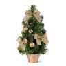 Vianočný stromček zdobený 30 cm, zlatá