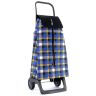Taška na kolečkách ROLSER Jet Scottish Joy, modré káro
