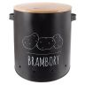 Kulatá plechová dóza BRAMBORY Black