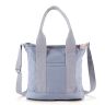 Dámská plátěná kabelka šedá