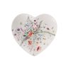 Porcelánový dezertní talíř MÁK, srdce, 17,5 cm