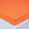 Napínacia plachta na posteľ jersey EXCLUSIVE oranžová 180 x 200 cm