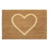 Rohožka SRDCE kokosové vlákno  40 x 60 cm